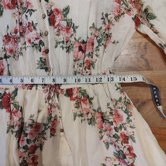 VICI Dress Women's Size Medium Tiered Ruffled Lined Country Romantic Concert - Picture 8 of 9